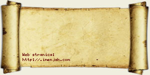 Jordanka Adamović vizit kartica